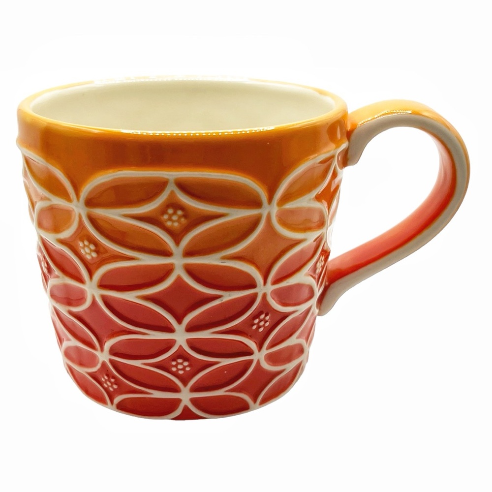 Starbucks Orange Ombre Ceramic Mug